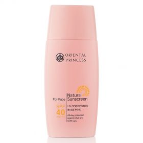 Natural Sunscreen UV Corrector Base Pink For Face SPF 40 PA+++