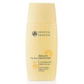Natural Sunscreen UV Corrector Base Yellow For Face SPF 40 PA +++ 